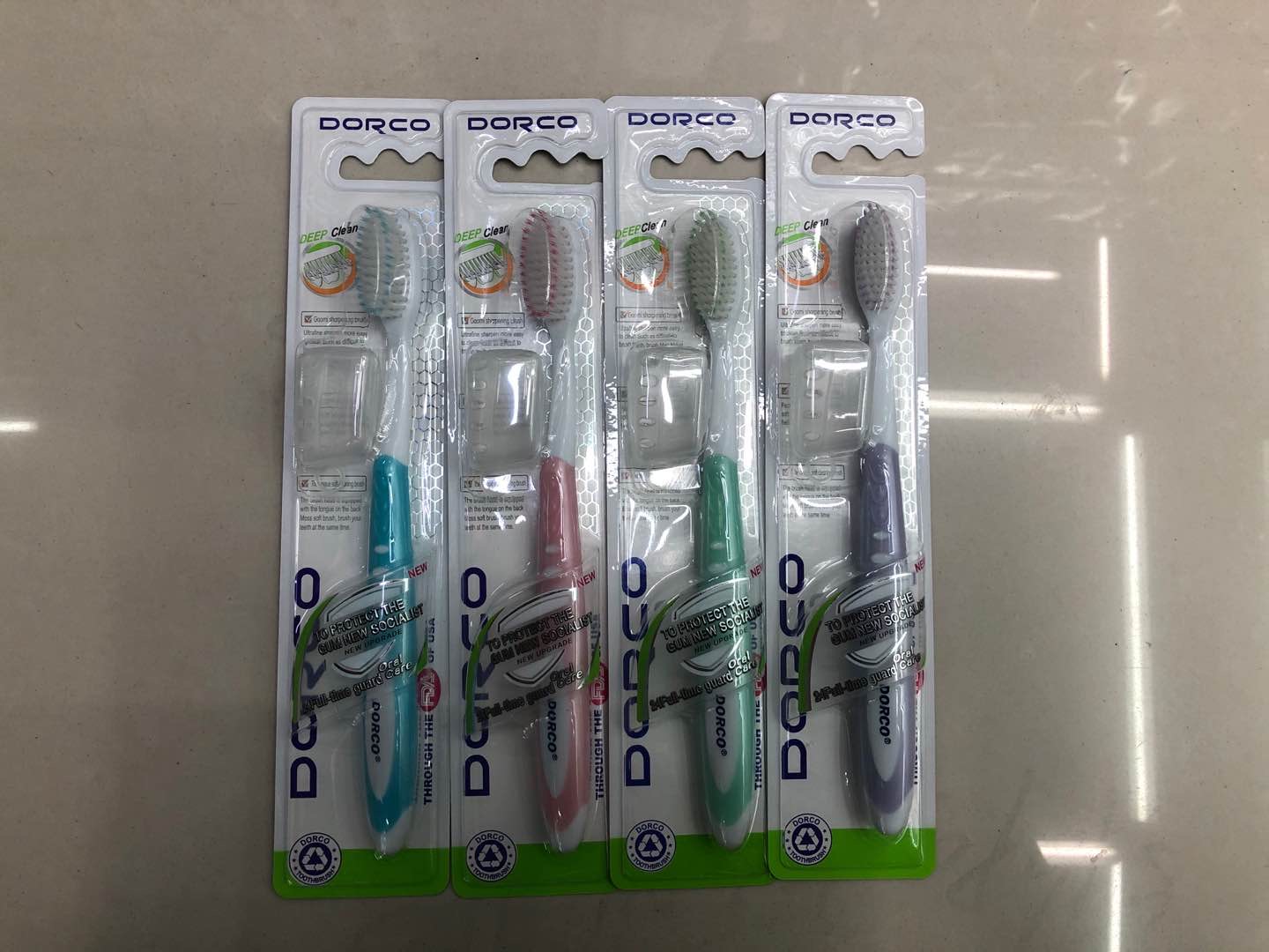 Dorco软毛牙刷12支装家庭套装超细软毛牙刷