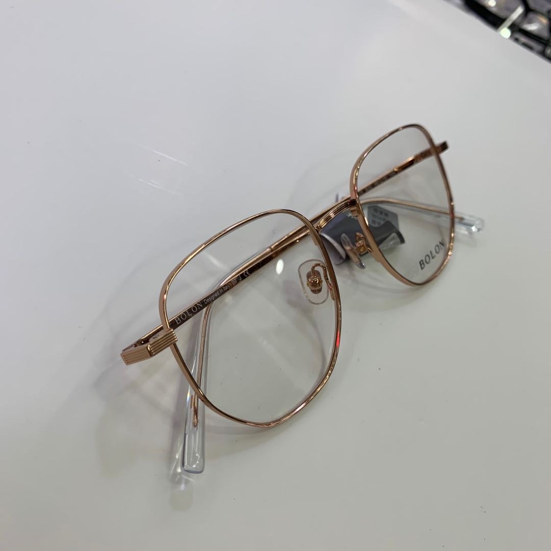 简约细款金色镜框学生眼镜近视眼镜详情图3