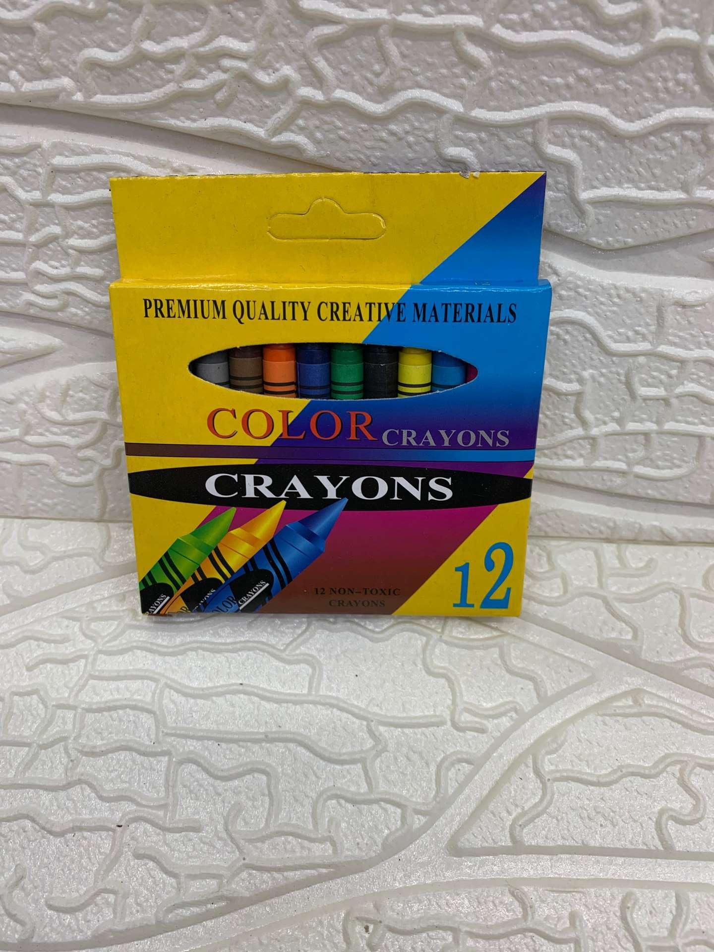 Manufacturers direct to sample custom 12 color crayon children crayon painting crayons thumbnail