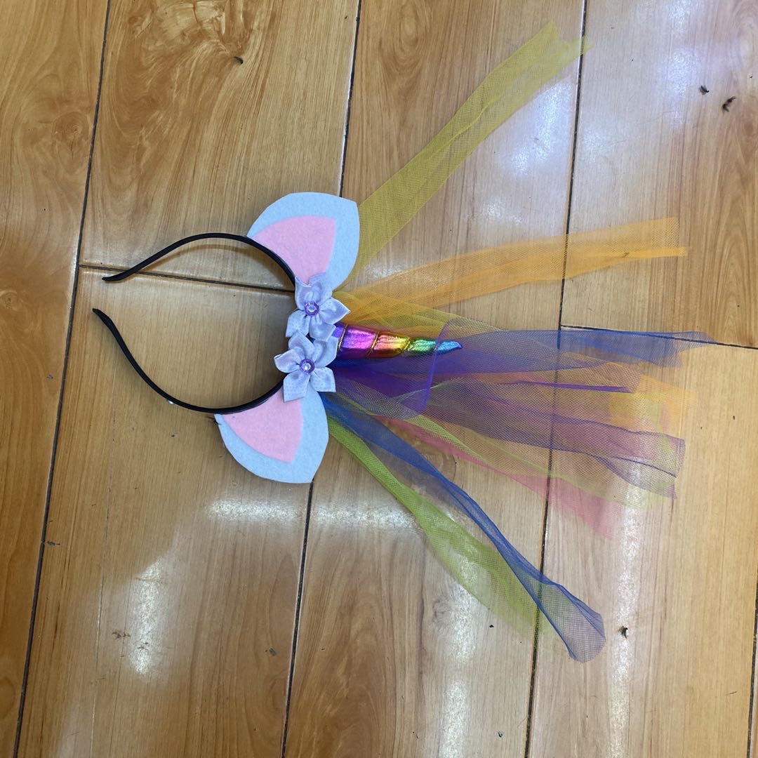 小马宝莉独角兽发箍公主派对头箍万圣节狂欢头饰儿童表演道具