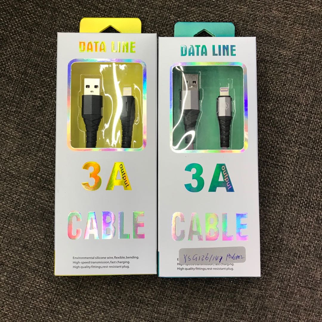 厂家直销快充数据线VIVOOPPO苹果安卓华为通用TYPE-C手机充电线