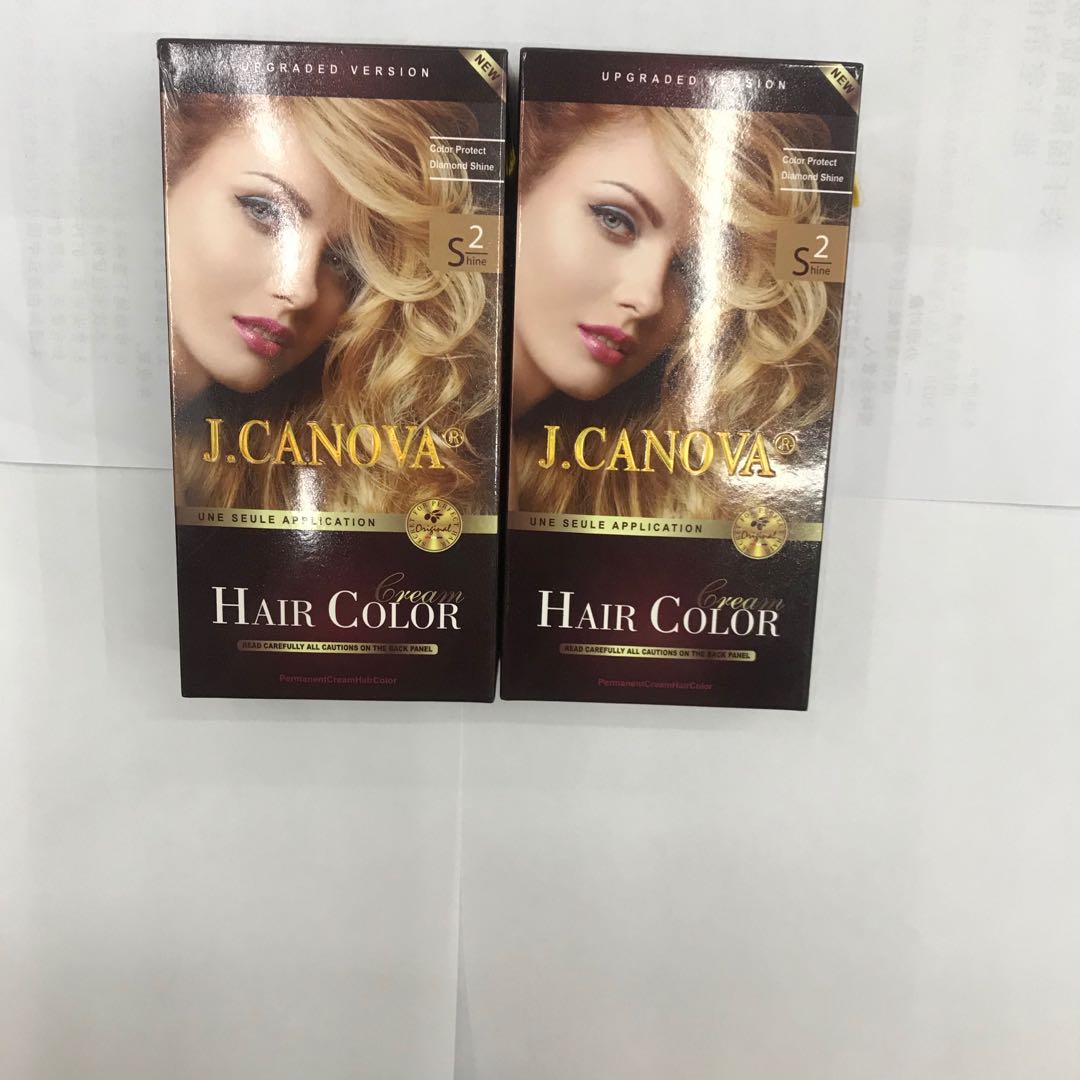 Ladies' golden yellow plant-based hair dye, a natural homemade hair dye cream, a perfect tool for both men and women