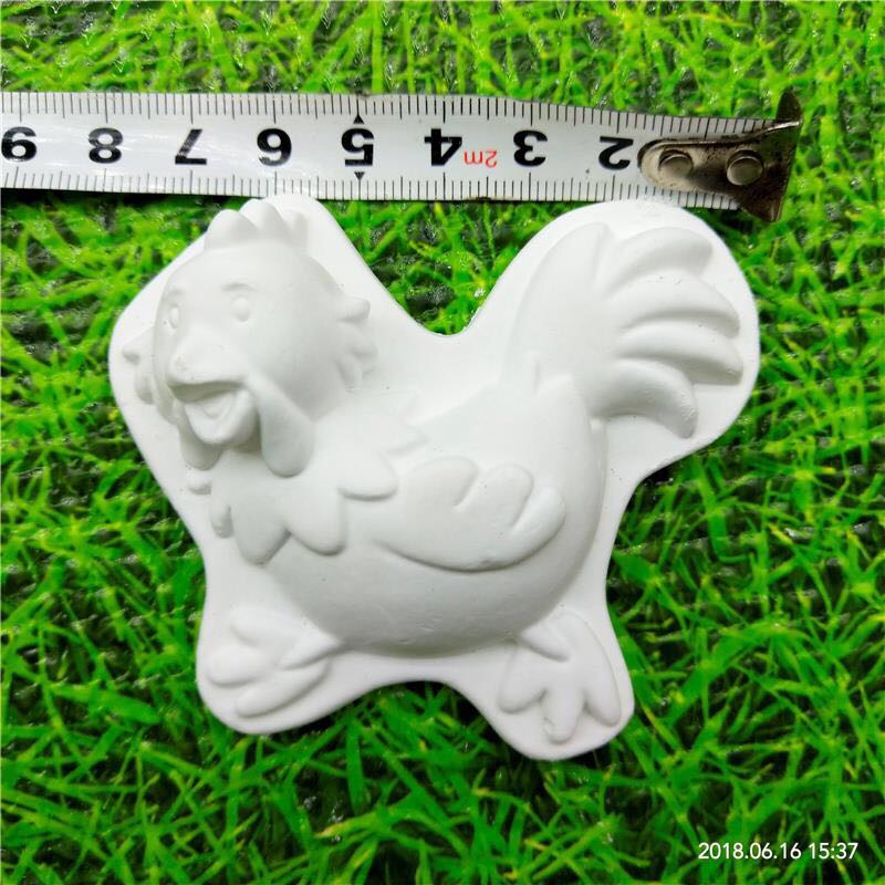 Handmade diy creative gypsum coloring painting mold white body ceramic painting details Picture