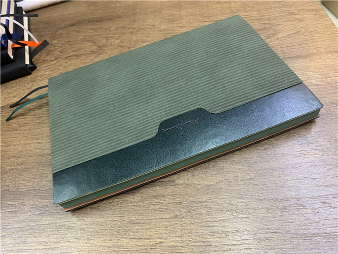 Thickened Simple High-End Imitation Leather Business Notebook Can Be Customized details Picture