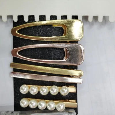 Matte Metal Girls Hair Accessories Explosive Clip Color Clip Hair Accessories Clip