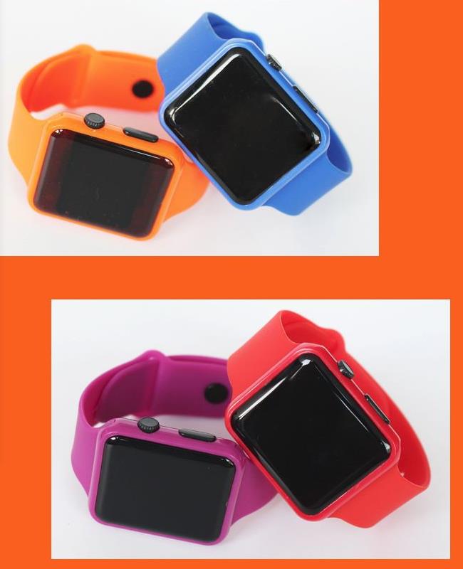 Sports Silicone All-In-One Protective Case Strap Apple Watch Strap Moisture Resistant Specification drawing