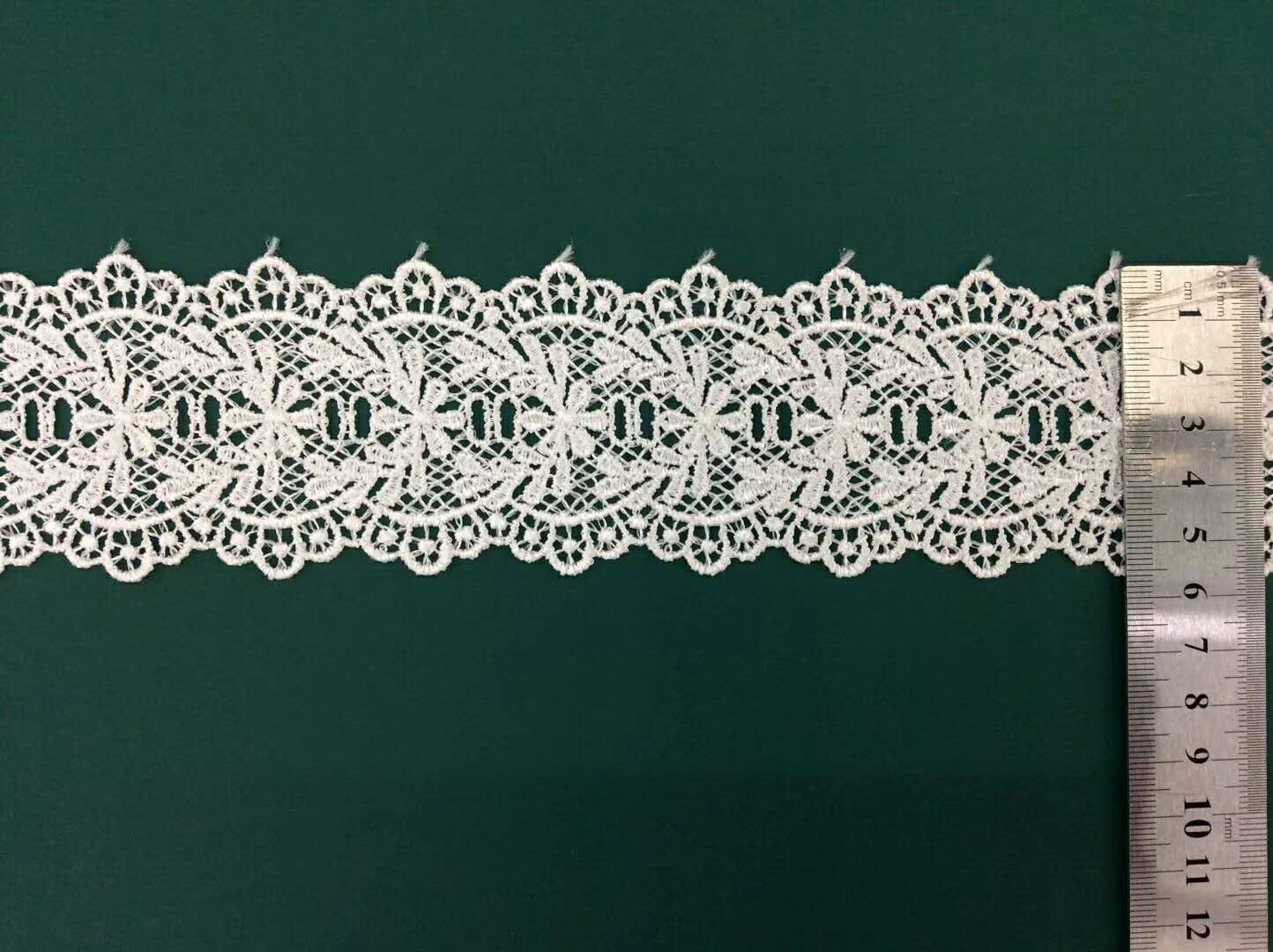 Guangdong lace, milk silk lace, water-soluble embroidery lace, various types of lace for clothing, curtains and home soft furnishings details Picture