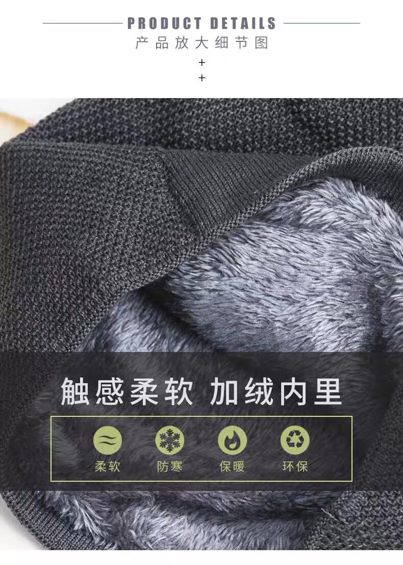 Warm Ladies Spring And Autumn Pile Pile Hat Fashion Baotou Winter Month Woolen Hat details Picture