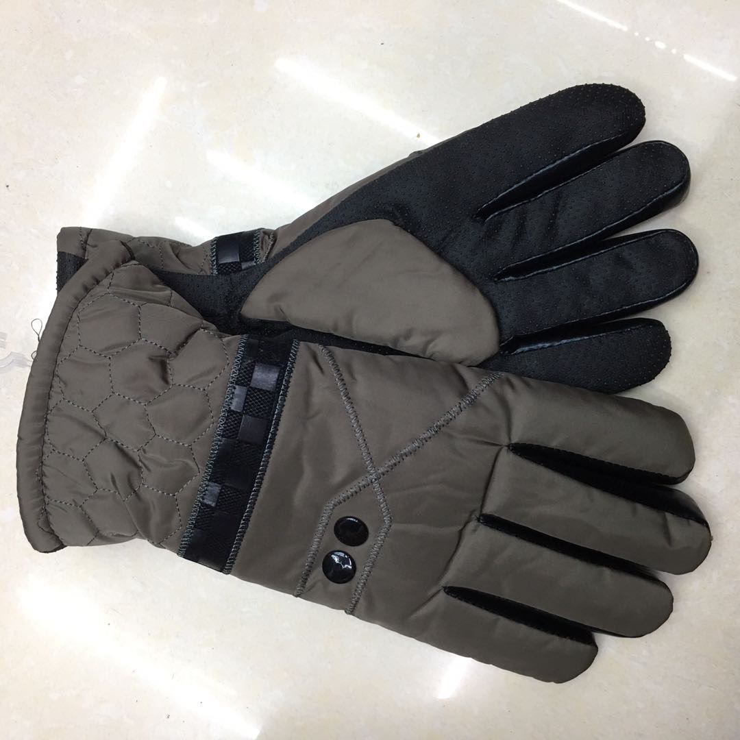 Warm gloves, men's winter thickened waterproof and windproof cotton gloves, Korean version outdoor cycling and skiing gloves
