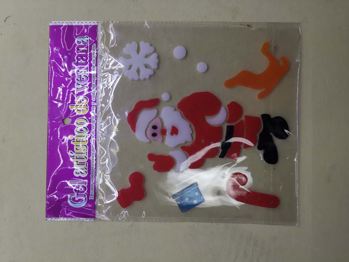 热卖TPR软胶个性DIY窗贴墙贴商场酒店橱窗装饰圣诞老人