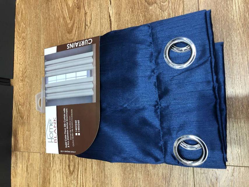 New European-style light luxury and simple custom-made curtains with embroidery