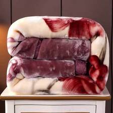 拉舍尔毛毯双层加厚冬季婚庆盖毯秋冬被子珊瑚绒毯子单双人空调毯