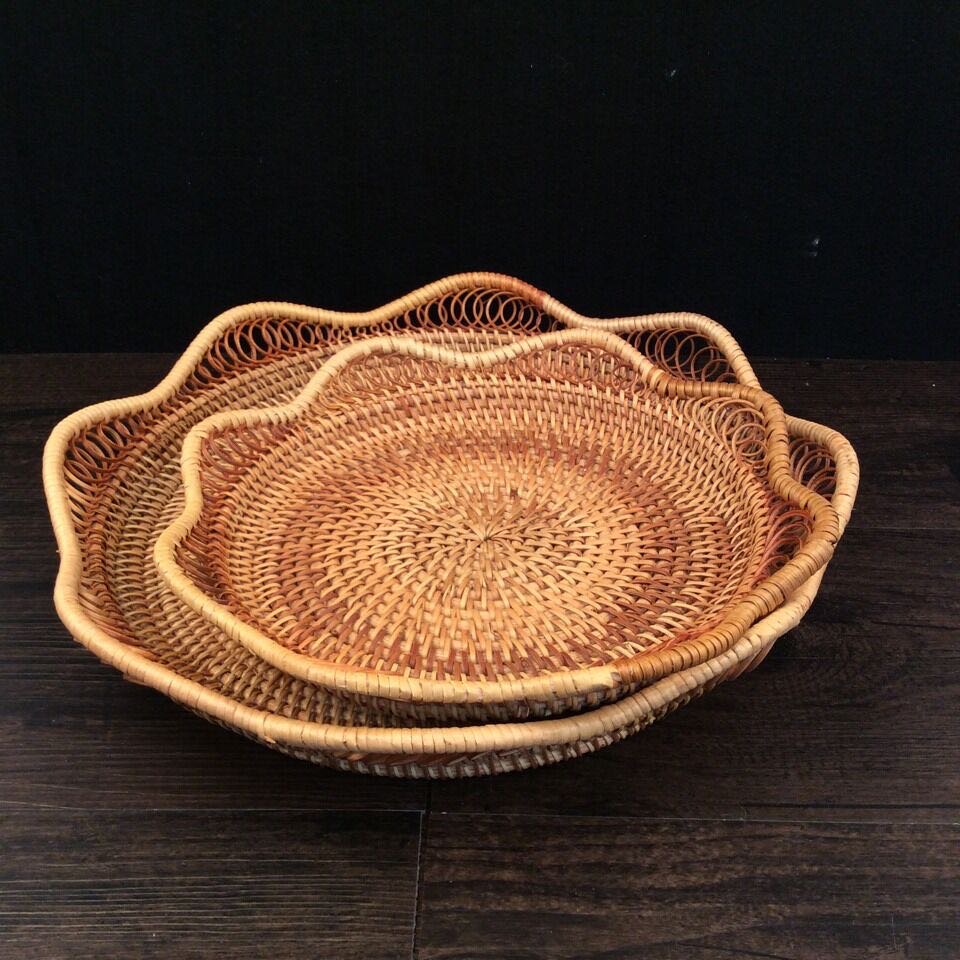 Hot selling wholesale delicate akitas candy storage tray woven thumbnail