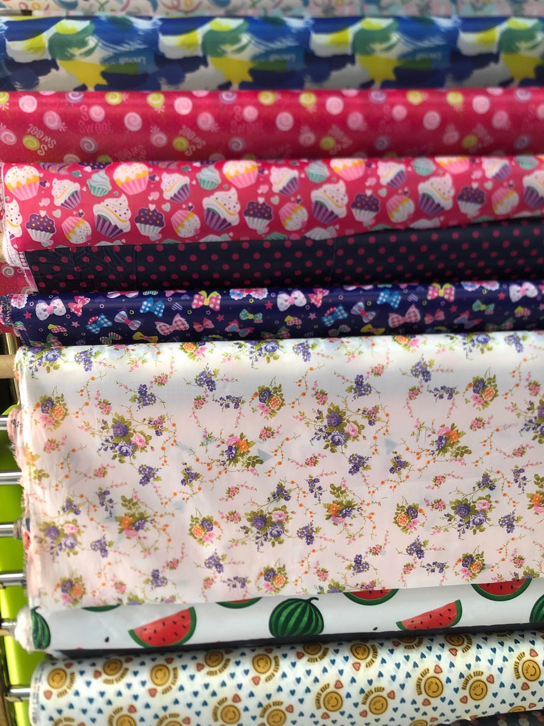 厂家直销批发现货供应印花布210D