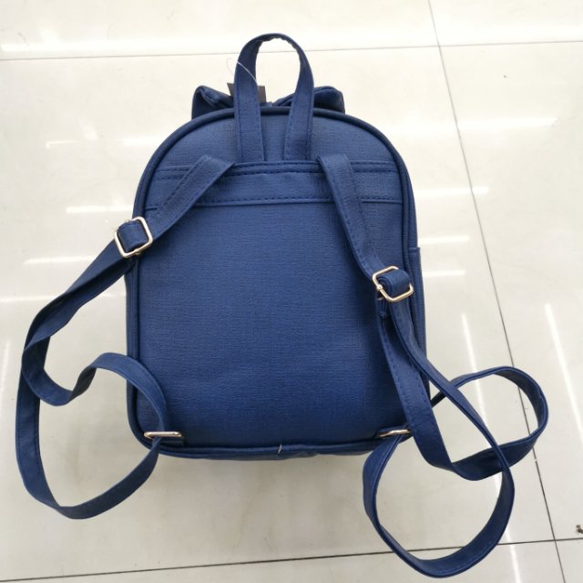 Venta directa de fábrica retro medium upscale women bag PU con taladro small school bag Specification image