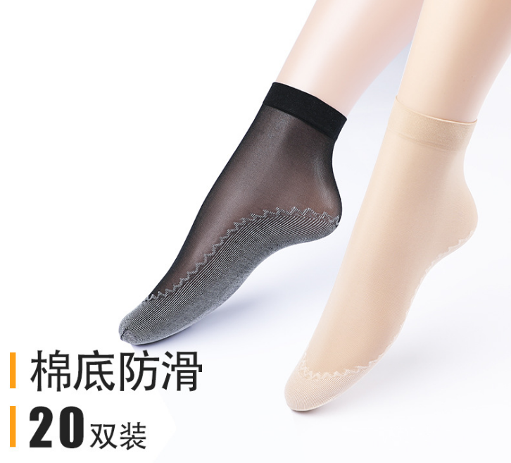 春夏季女士袜子防勾丝短丝袜 高弹超柔钢丝袜 天鹅绒袜子厂家批发