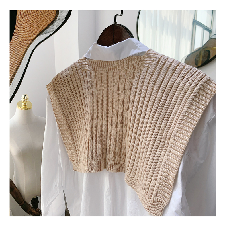 Women's Fashion Trend Warm Everything With Japan And South Korea Knitted Shawl Scarf Specification drawing