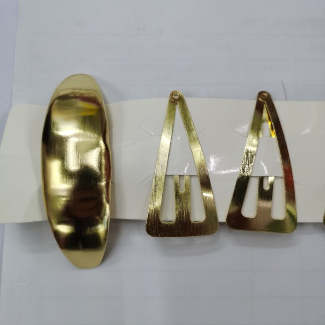 Metal Matte Girls Hair Clip Small Clip Triangle Hair Clip Specification drawing