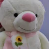 Teddy bear, sunflower scarf, hug bear doll, stuffed toy, birthday present Specification image