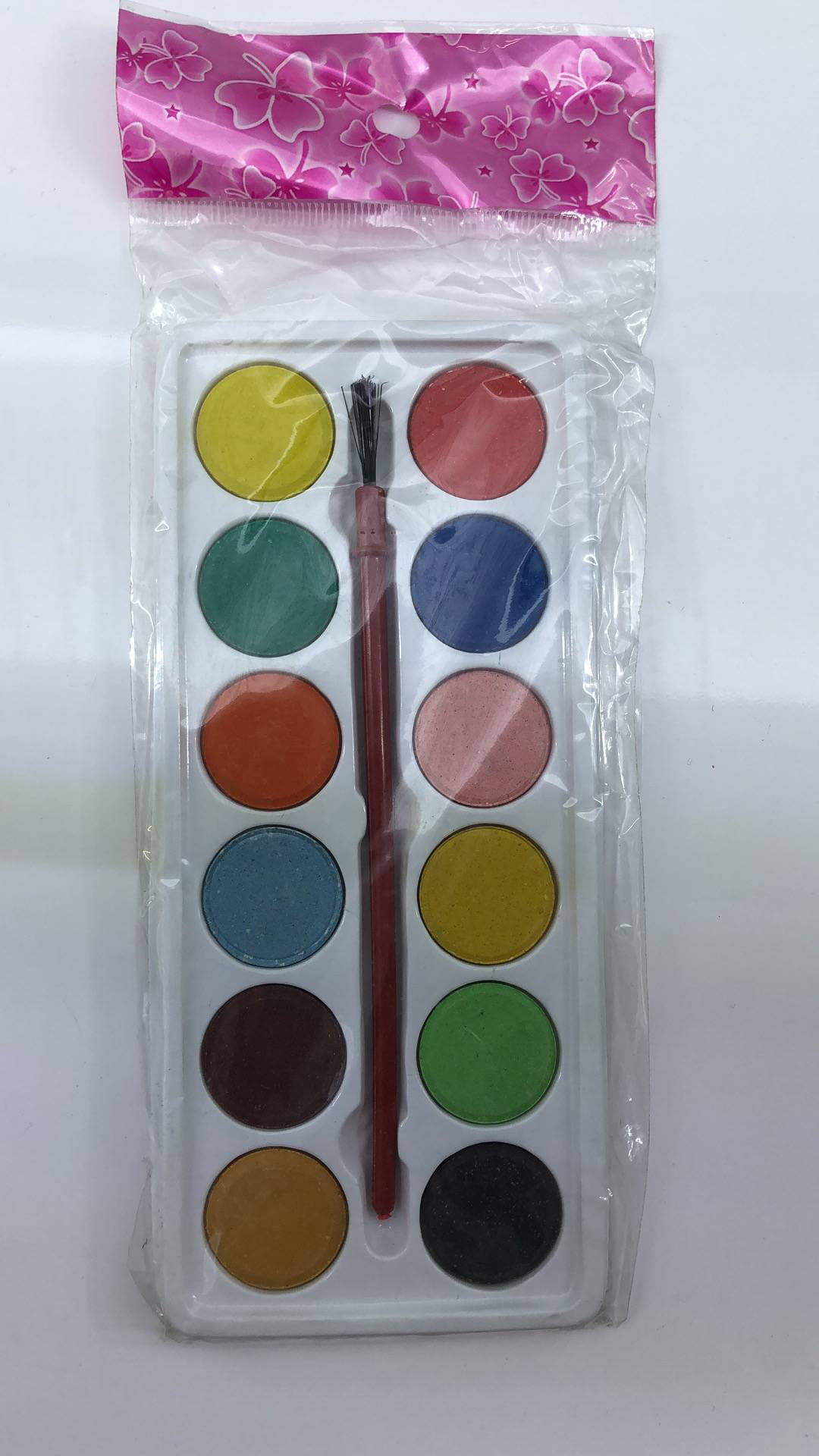 12 powder powder semi-dry solid watercolor pigment paperback art students children painting supplies safety and environmental protection thumbnail