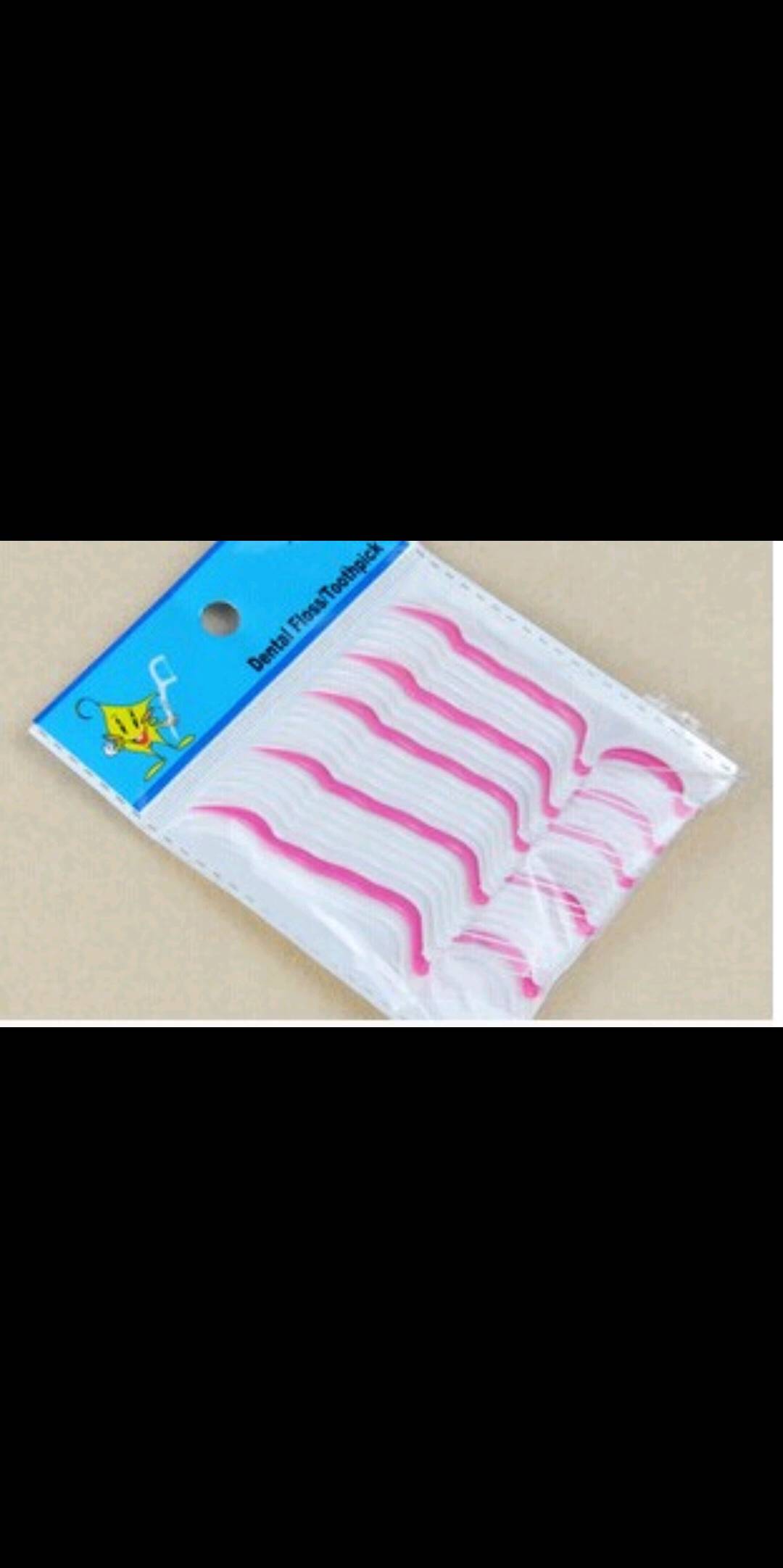 Supply 25 Pieces Of Floss Bamboo Toothpick Plastic Toothpick Floss Individually Packaged Floss 2 details Picture