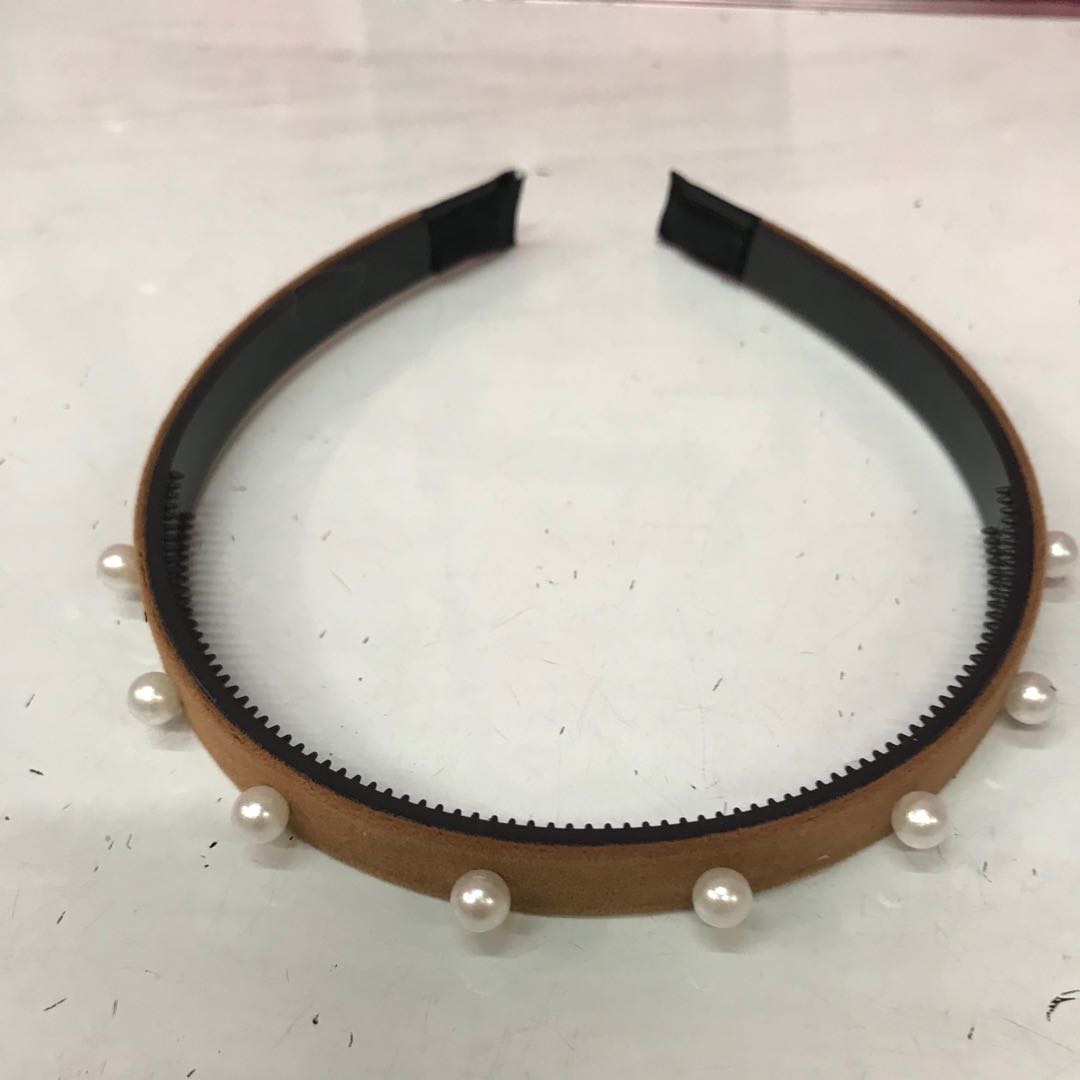 Korean toothed thin hair band, mid-wide, sweet and simple, Japanese fresh and clean hair clip, anti-slip hair tie, face wash headband