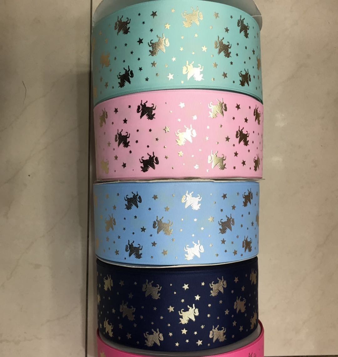 Korean version of high-end digital Tianma printed thread with hair buckle gift packaging thumbnail