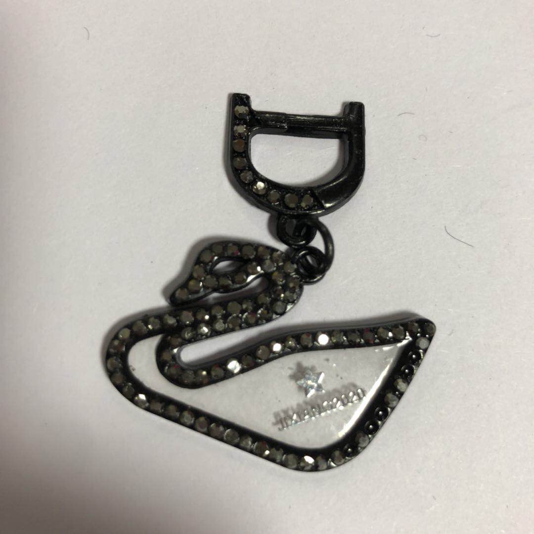 Manufacturers Direct Zinc Alloy Plating Glass A Diamond Hanging Ornaments