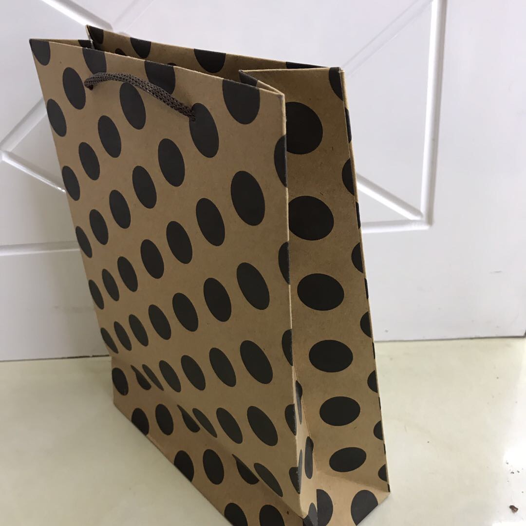 Spotted kraft paper bag details Picture