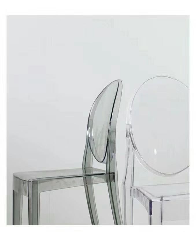 塑料透明椅北欧餐椅网红化妆椅梳妆凳子图