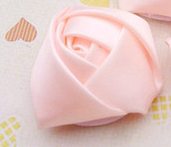 Manufacturers Direct Ribbon Camellia Ribbon Flowers Hand-Held Flower Materials Diy Hair Accessories Small Flower Handmade Accessories Bracteum details Picture