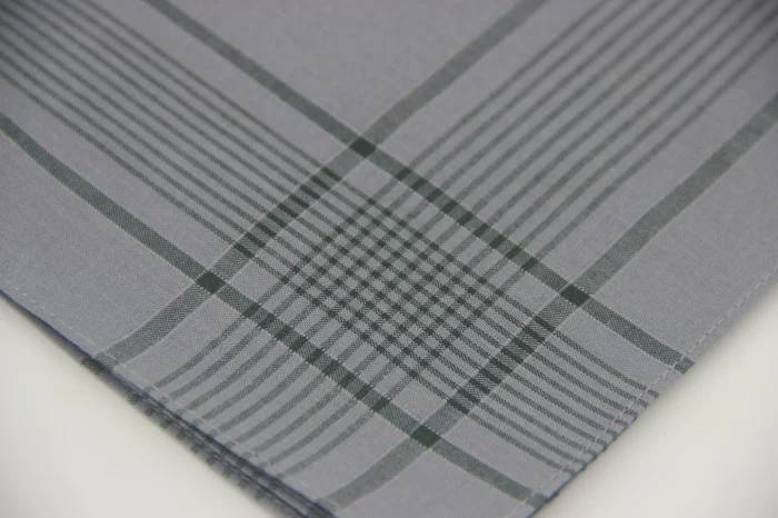 Cotton Handkerchief Simple Smoke Gray Men's Cotton Handkerchief Quality Square Towel