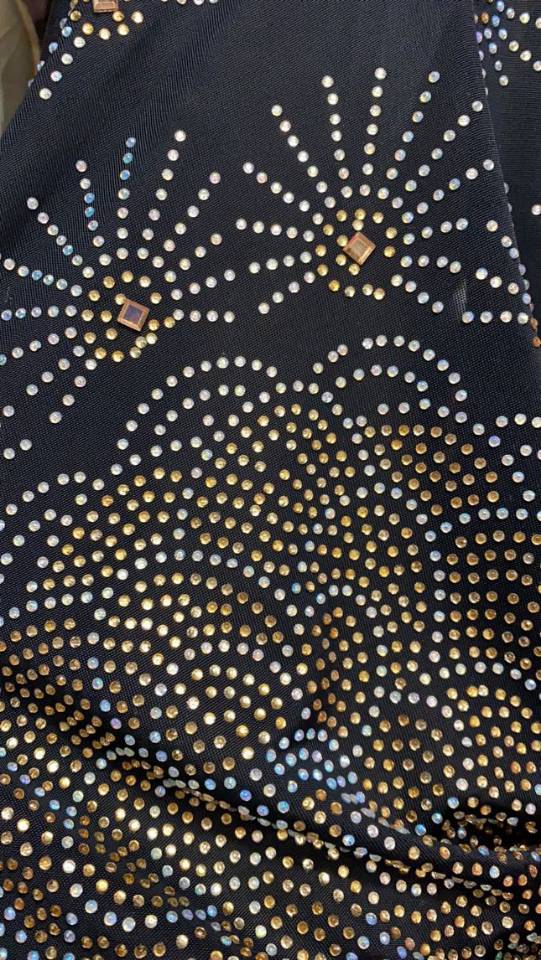 The back of the female Muslim headgear is made of hot diamond ice silk fabric 55# details Picture