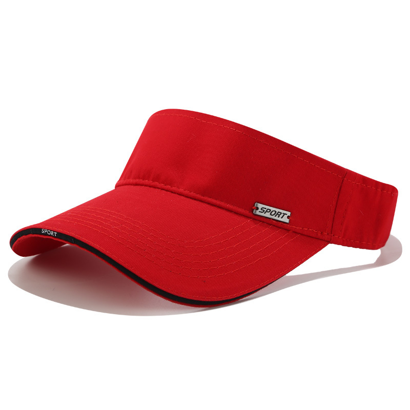 空顶帽女士户外出游运动遮阳帽高尔夫无顶棒球帽