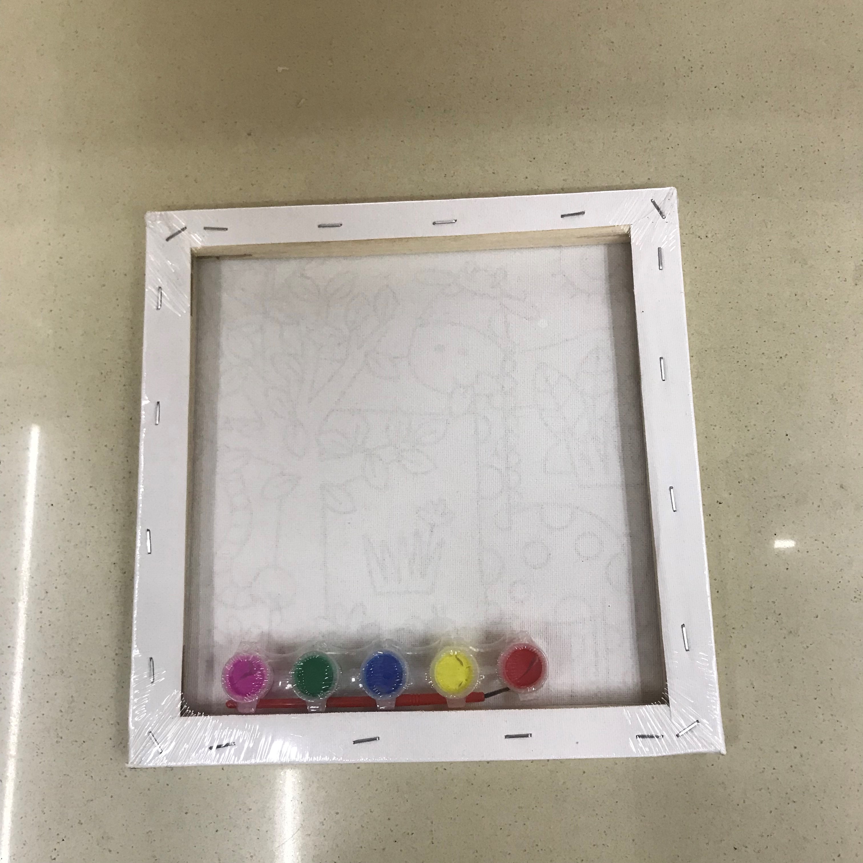 Rote Art Supplies Student Stationery Office Culture Art Calligraphy Drawing Supplies Oil Painting Frame With Picture Frame C2525 Cloth Frame Wholesale Painting Materials Practice Solid Wood Frame details Picture