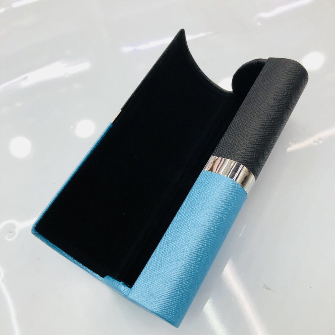 圆形近视眼镜盒防压便携式男女老花镜墨镜盒产品图