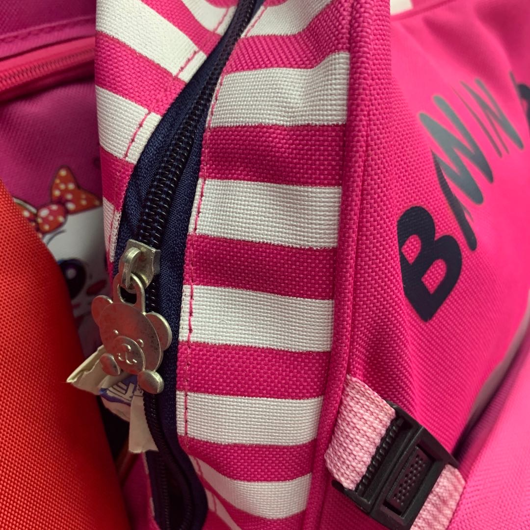 Schoolbag Backpack Backpack Backpack Student Schoolbag Travel Schoolbag Junior High School Backpack Large Capacity Pink Backpack Specification drawing