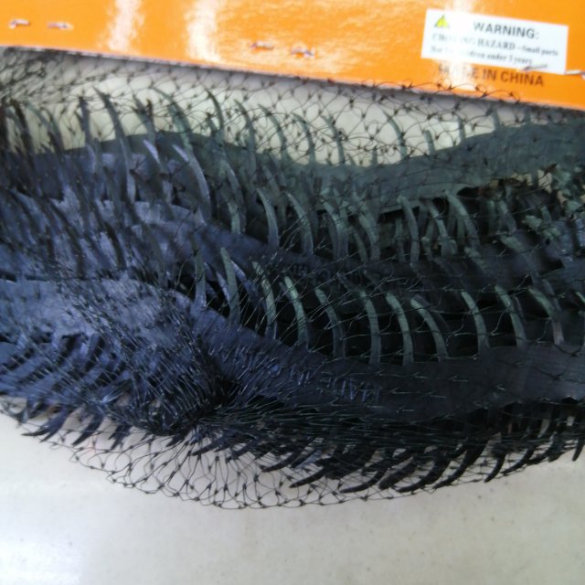 万圣节黑色蜈蚣塑料玩具细节图