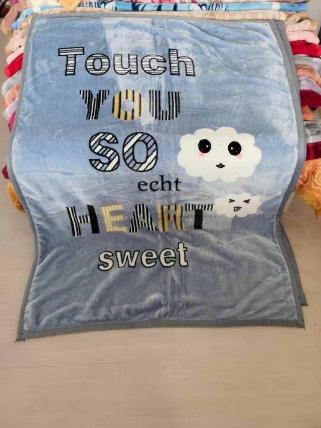 Cute Cartoon Cloud Blanket Baby Blanket Nap Blanket Specification drawing