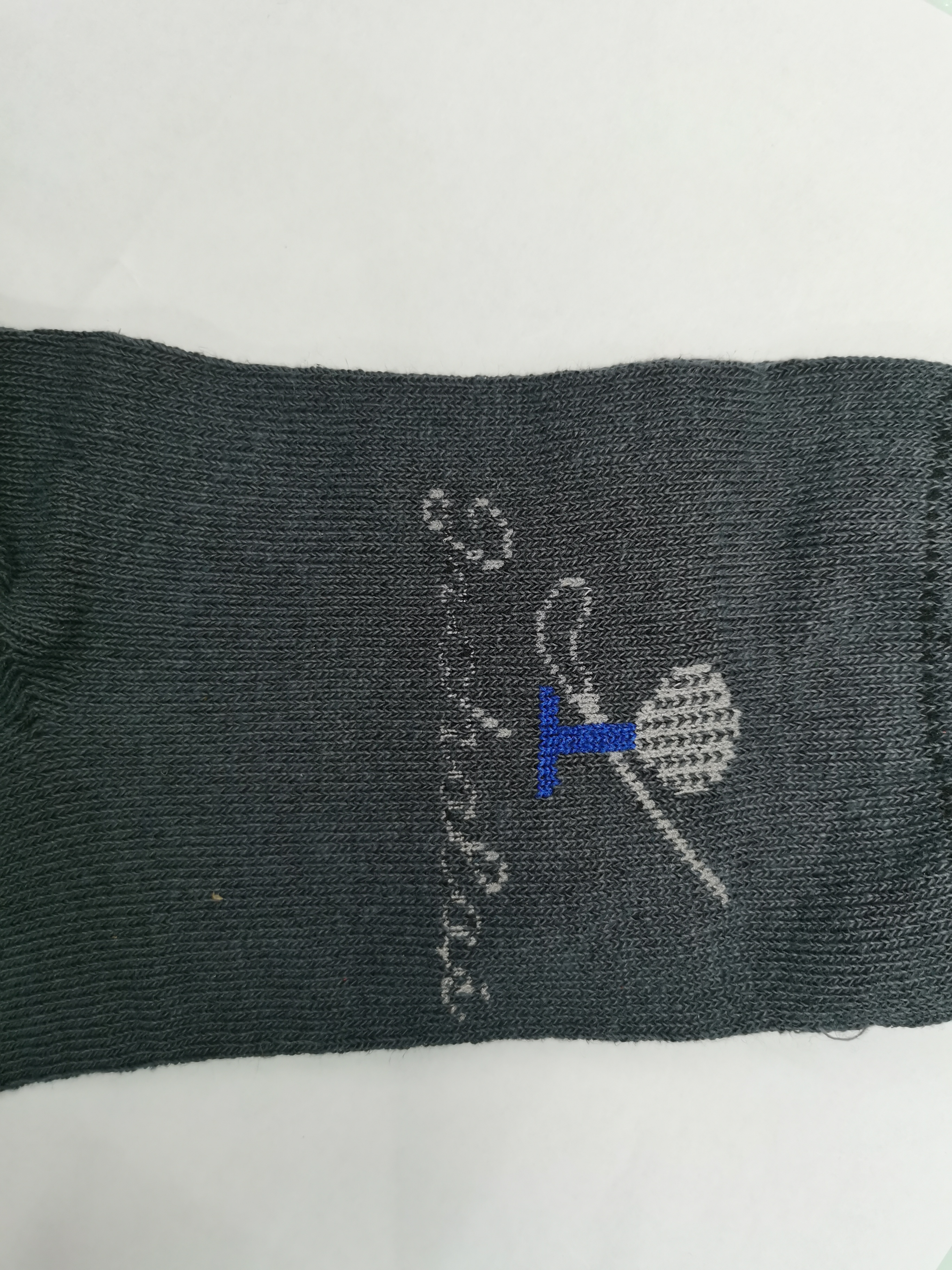 Foreign trade polyester-cotton doll design comfortable and breathable men's socks, middle-aged and elderly socks Specification image