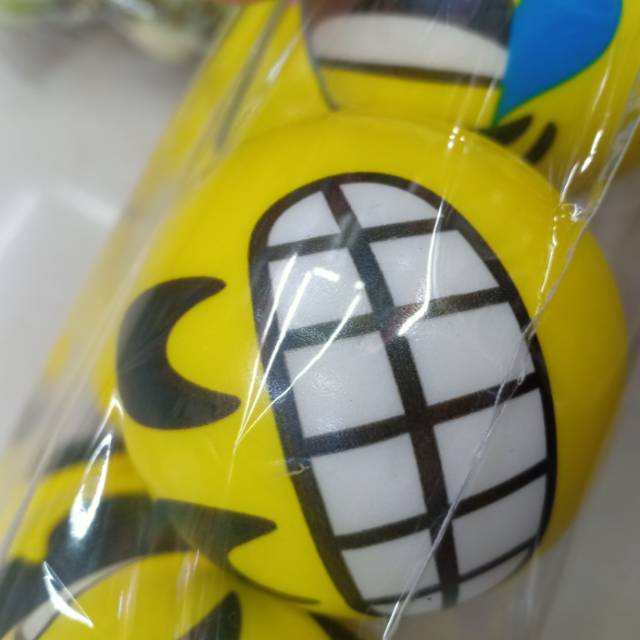 笑脸PU球 儿童卡通模型玩具球产品图