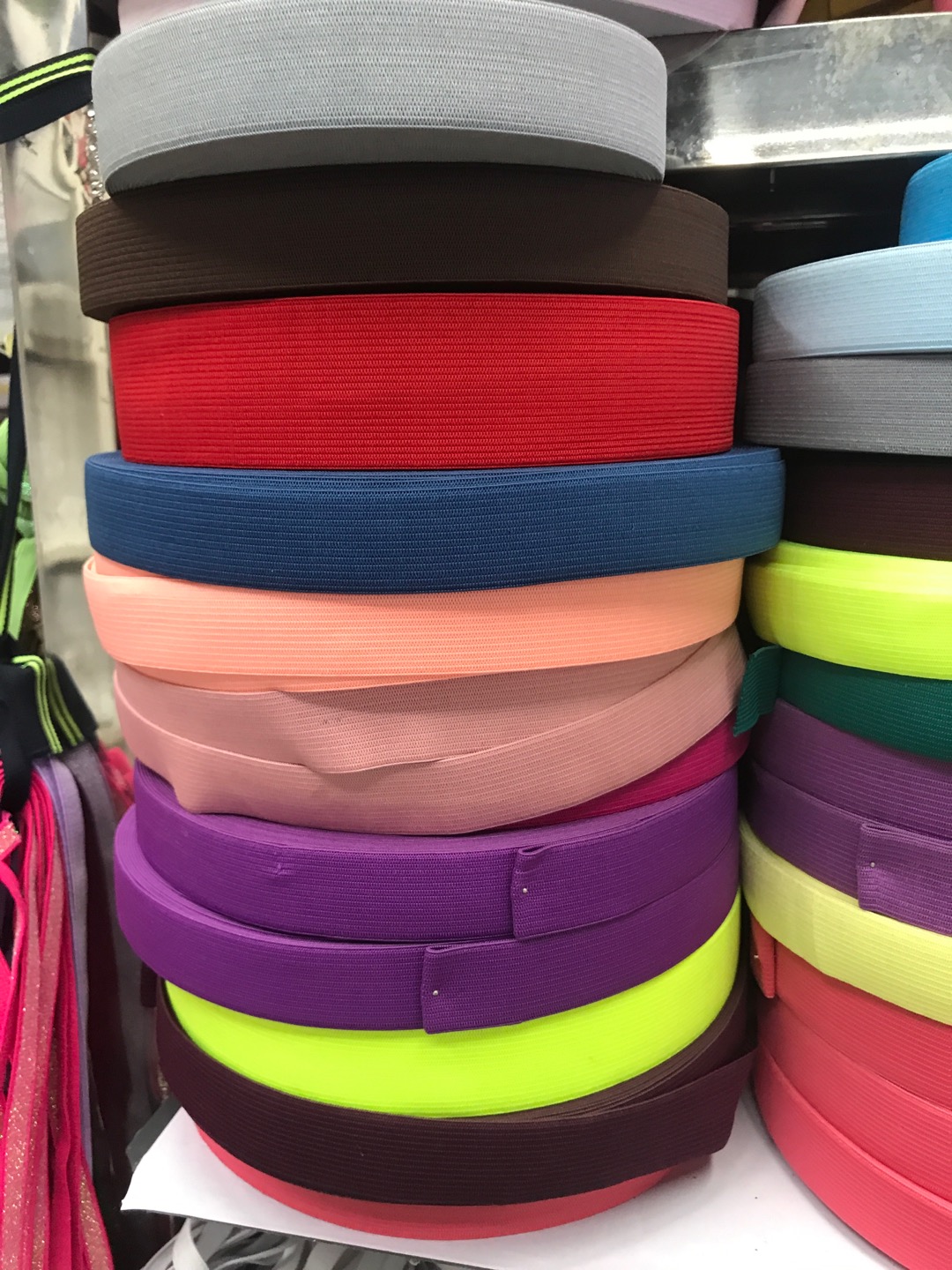 Color Elastic Waistband High Elastic Elastic Rope Pant Elastic Accessories Specification drawing
