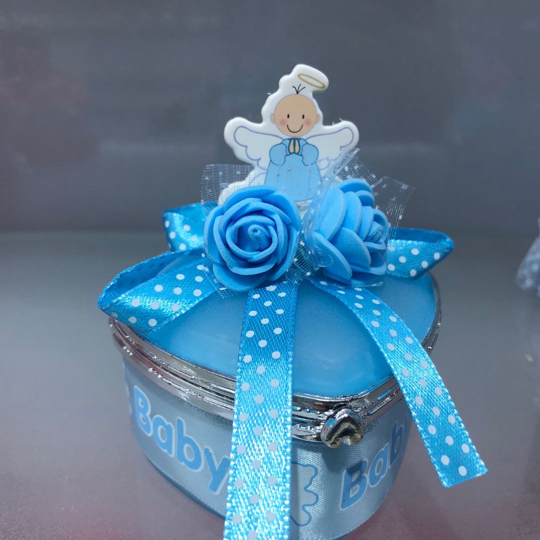 蓝色花儿童彩盒精美时尚塑料公主盒玩具夜市地摊神学校周边