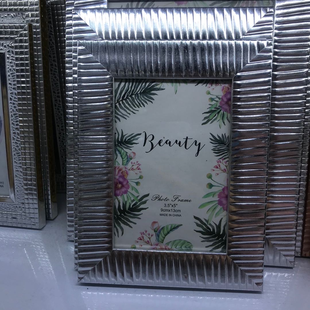 复古银边金边相框摆台创意照片框A4寸儿童挂墙摆件像画框