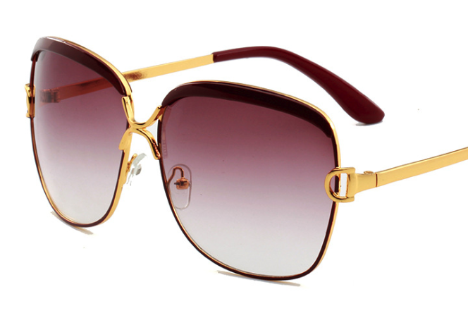 New sunglasses, retro women's glasses, sunshade sunglasses, Aviator sunglasses 111 details Picture