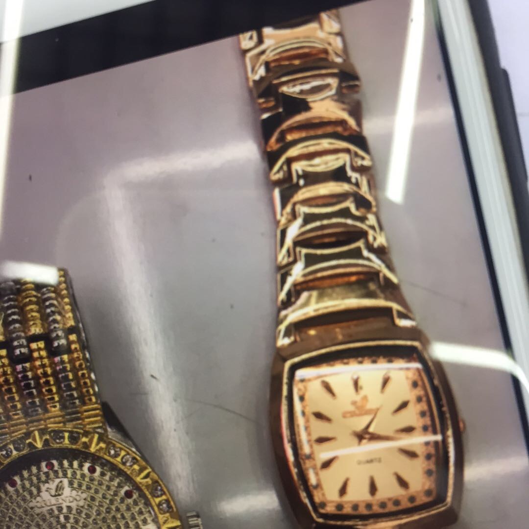 嘻哈手链hiphop手表镶钻皓石古巴手链满钻街头潮人欧美说唱饰细节图