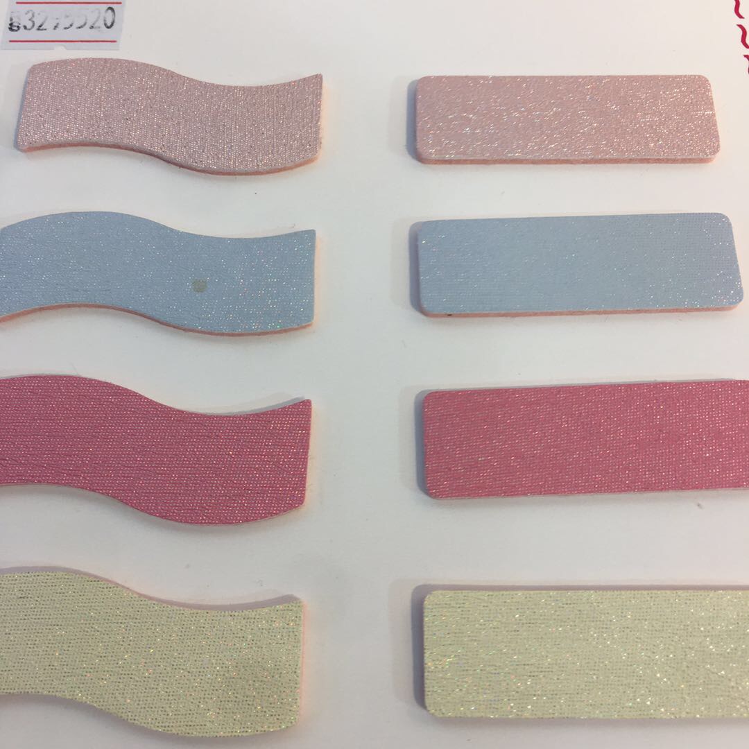 A new Korean version of PU leather multi-color shiny leather headwear bb clip Specification image