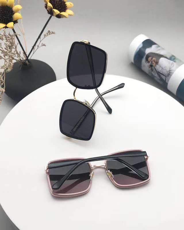 New fashion sunglasses big frame sunglasses polaroid lens south Korean version of the net red fashionista high-end color lady style 6412 thumbnail