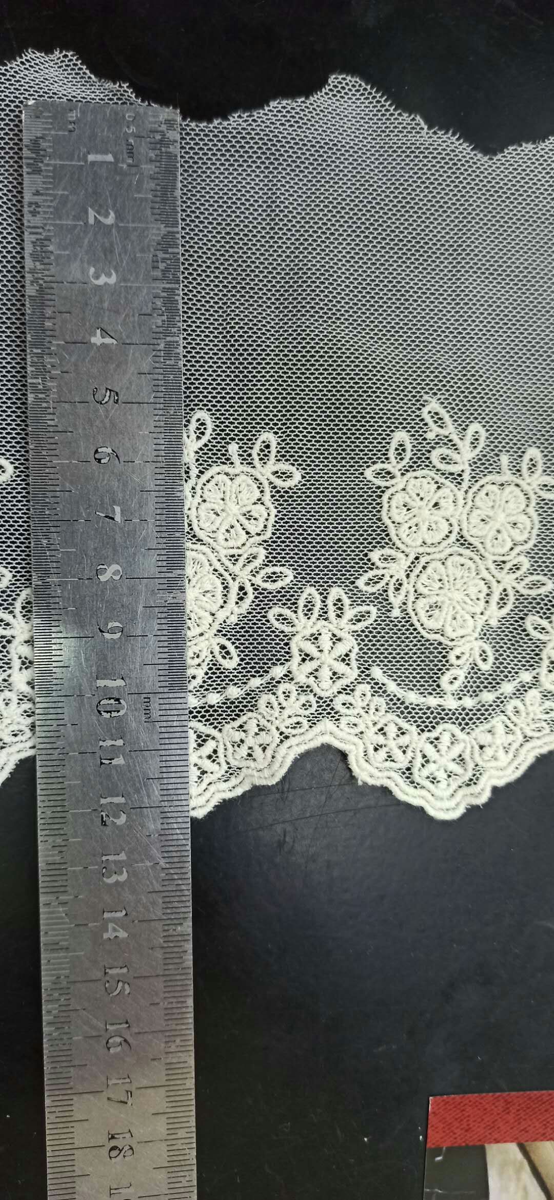 New Field Mesh Lace White Garment Accessories