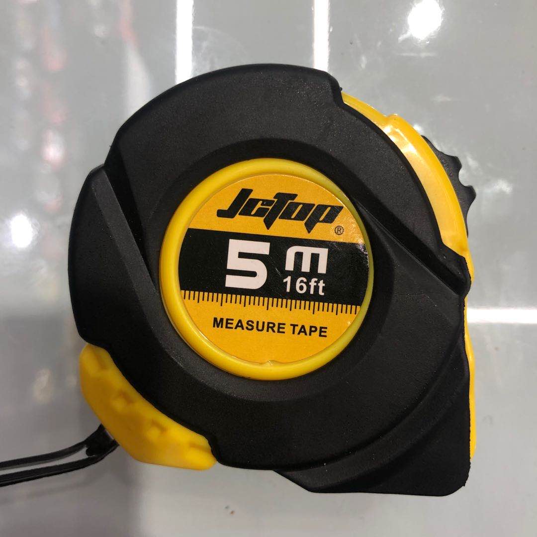 Factory wholesale stainless steel tape measures 3m, 5m, 7.5m, 10m, anti-drop and wear-resistant box measures, plastic shell rubber-coated measures details Picture